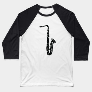 Disjoined Saxophone Baseball T-Shirt